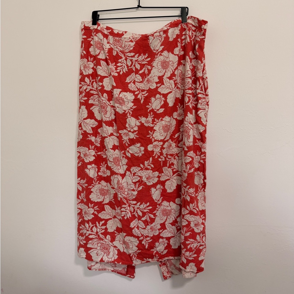 Old Navy Linen Hawaiian Skirt XXL